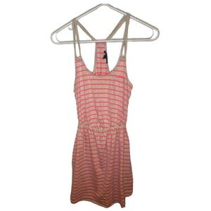 Express striped Drop Waist dress with top pocket detail